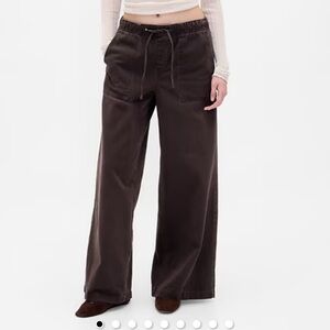 Gap mid rise easy baggy pants
